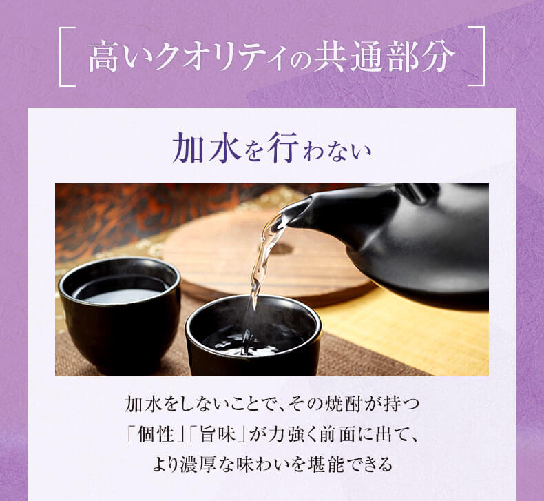 無加水
