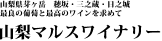 山梨マルスワイナリー